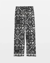 Printed Pajama Pants