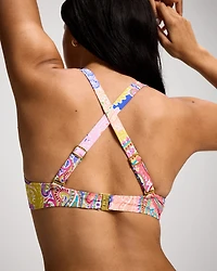 La Vida Bohemia Draped Bikini Swim Top