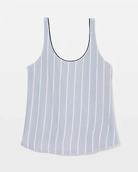 Pajama Tank With Piping