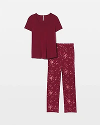 Packaged Short-Sleeve Pant Pajama Set