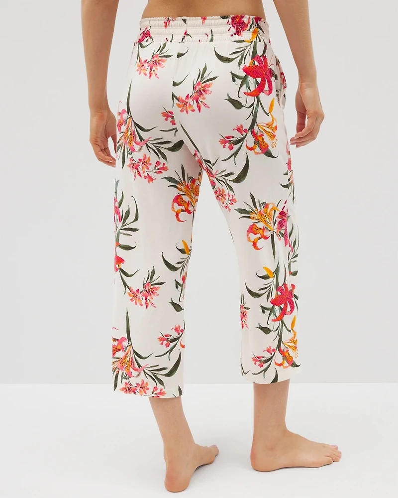 Cropped Pajama Pants