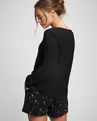 Long Sleeve Pajama Top