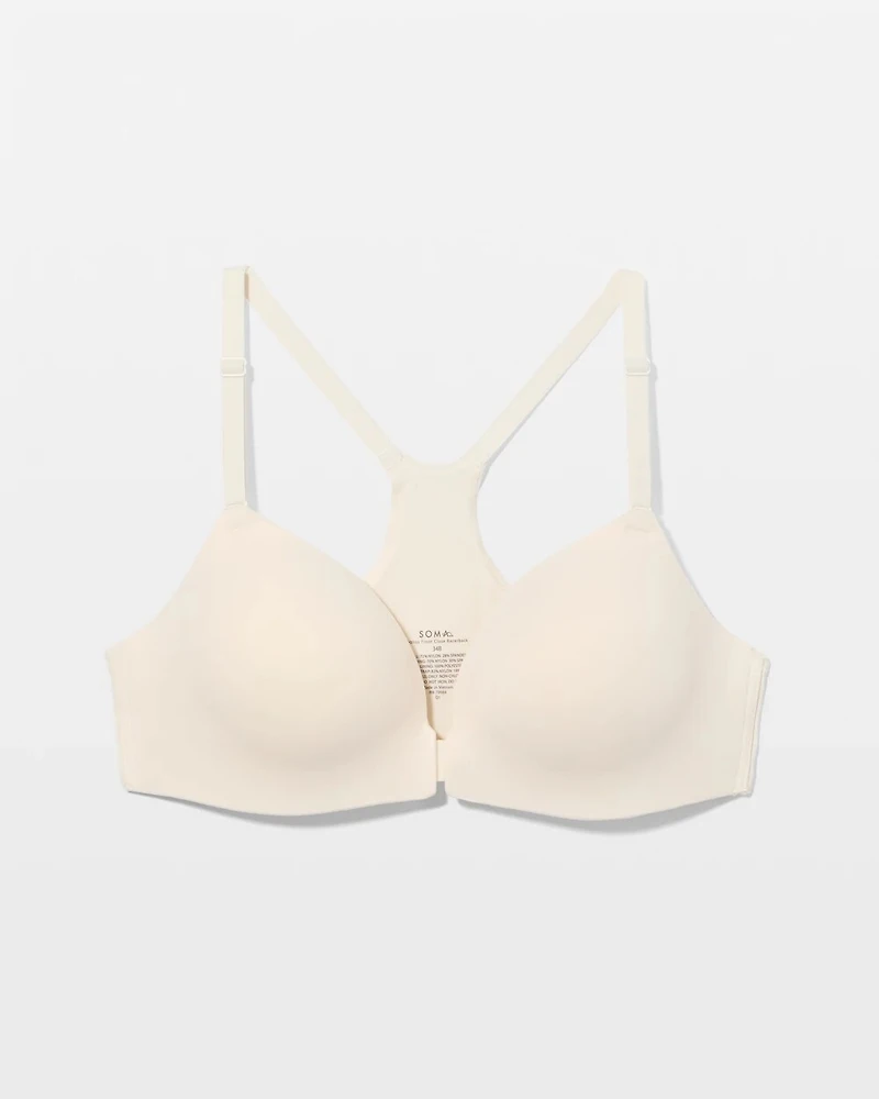 Front-Close Racerback Bra