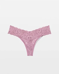 Thong Panty with Signature Lace