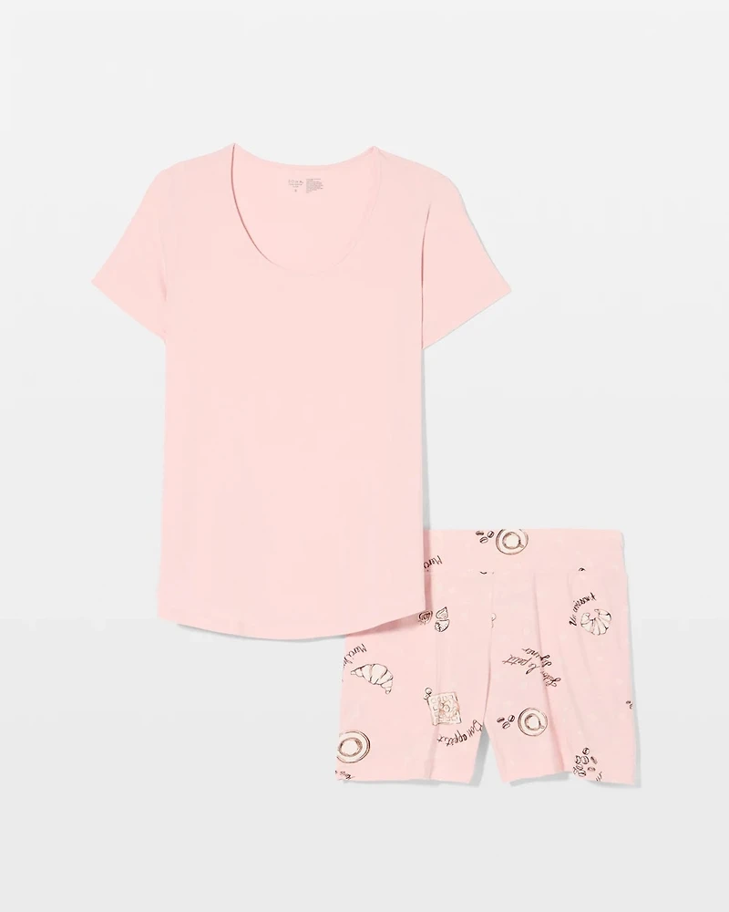 Short Sleeve and Pajama Set
