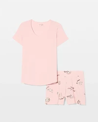 Short Sleeve and Pajama Set