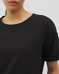 Essential Terry Relaxed Short Sleeve Top