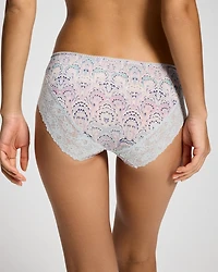 Floral Lace High-Leg Panty