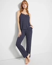 Lace-Trim Pajama Cami