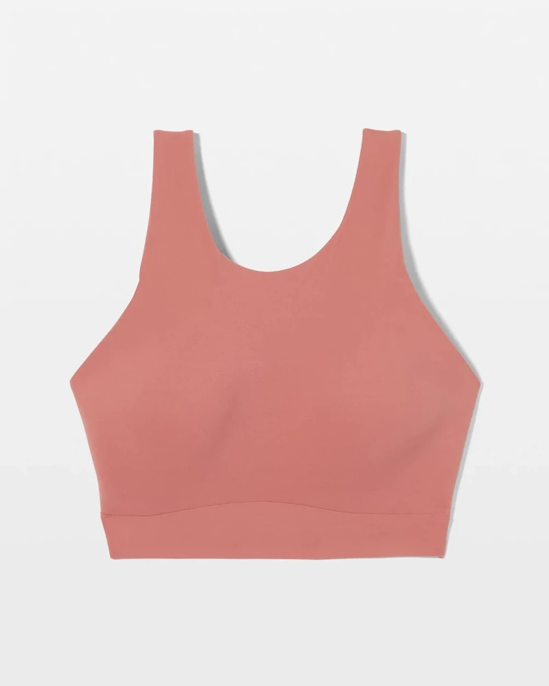 High-Neck Yoga Bra