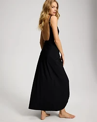 Solid Essentials Long Twist Skirt