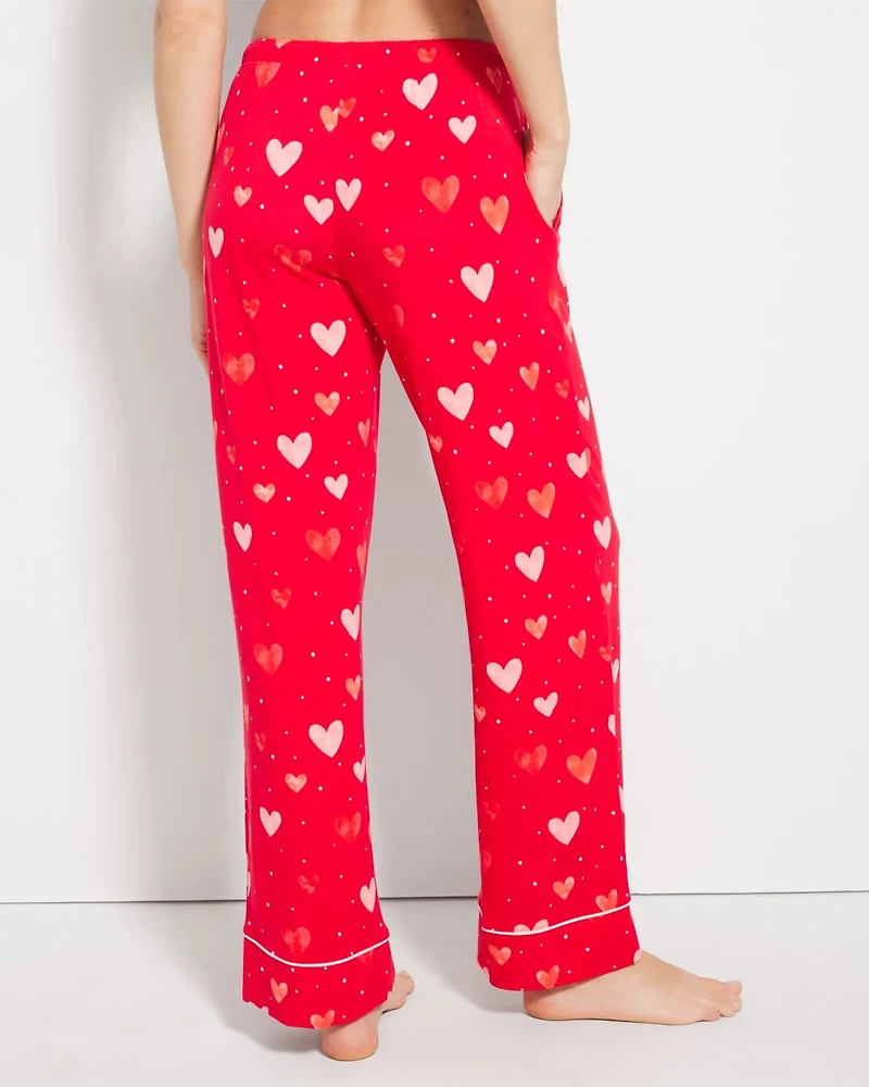 Printed Pajama Pants