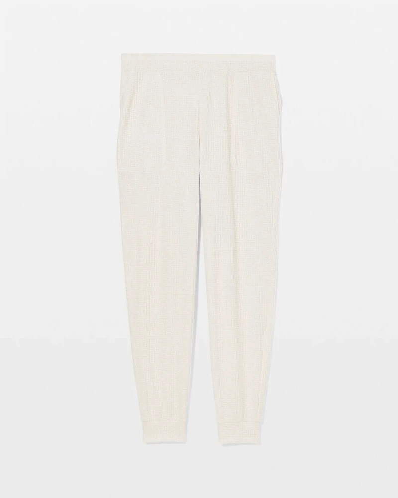 Cozy Waffle Banded Pajama Bottom