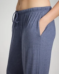 Solid Piped Pajama Pant