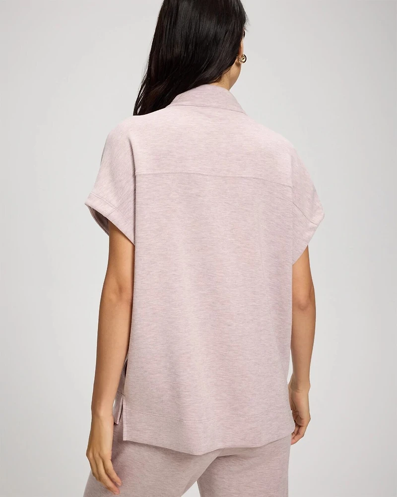 Modern Modal Quarter-Zip Short Sleeve