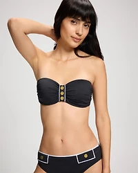 Ahoy Captain Bandeau Bikini Swim Top