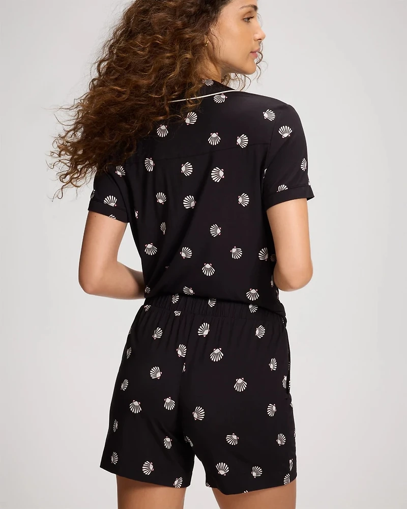Long Pajama Shorts