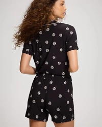 Long Pajama Shorts