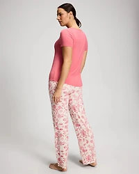 Packaged Short-Sleeve Pant Pajama Set