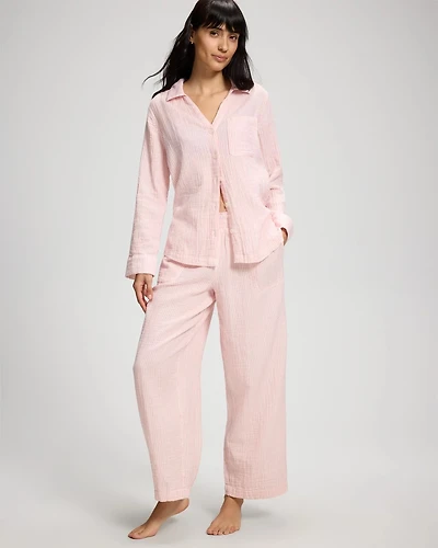Cotton Gauze Pajama Pant