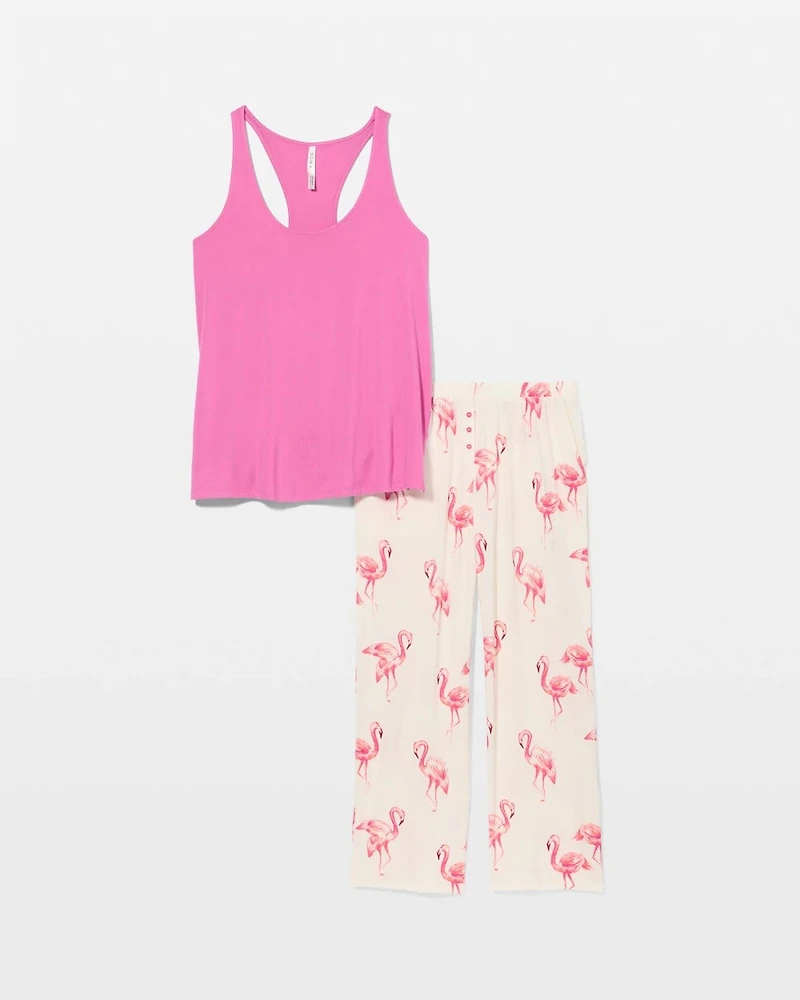 Tank + Crop Pants Pajama Set