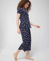 Cropped Pajama Pants