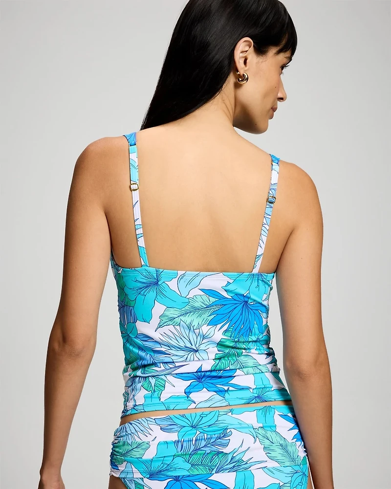 Riviera Retreat Ring Tankini Swim Top