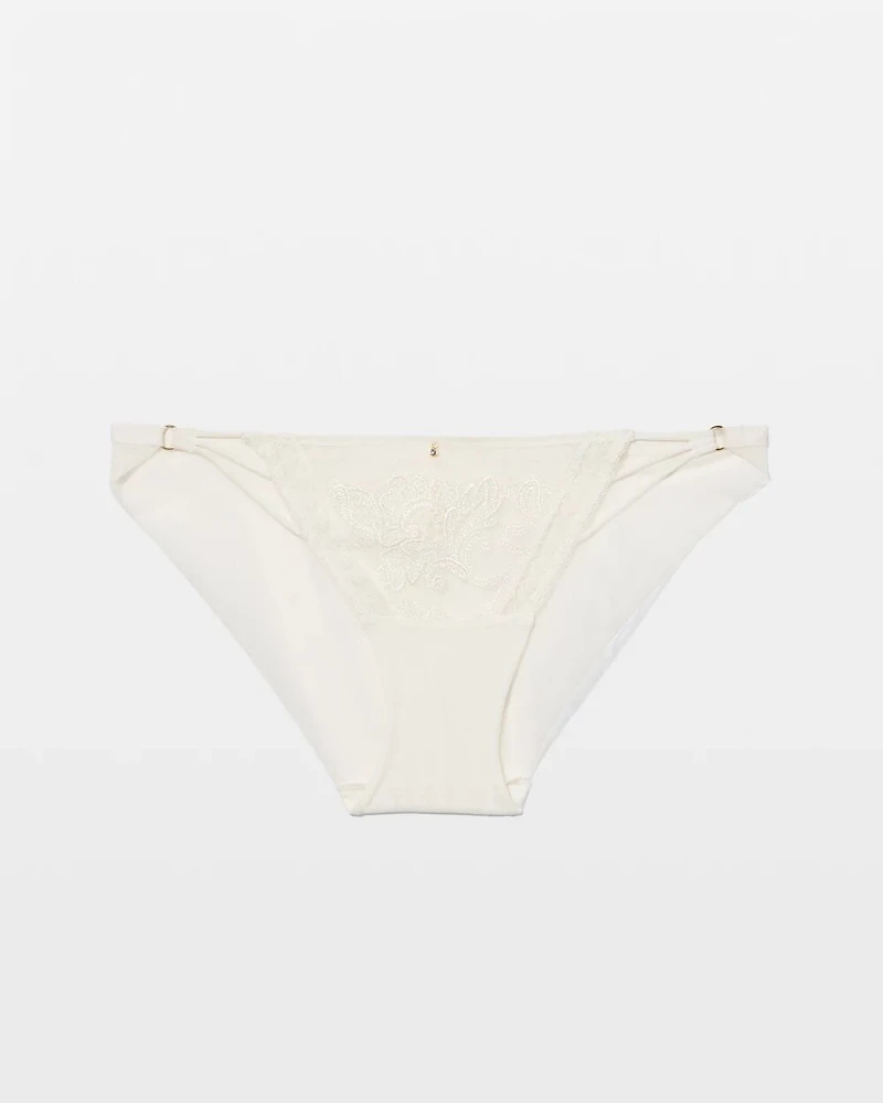 Ethereal Embroidery Bikini Panty