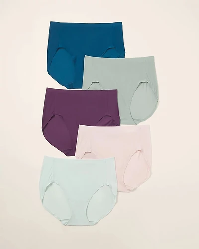 Soft Stretch Modern Brief Panty 5 Pack