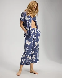 Cropped Pajama Pants