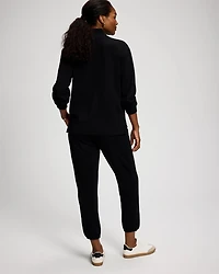 Modern Modal Mixed Rib Jogger Pants