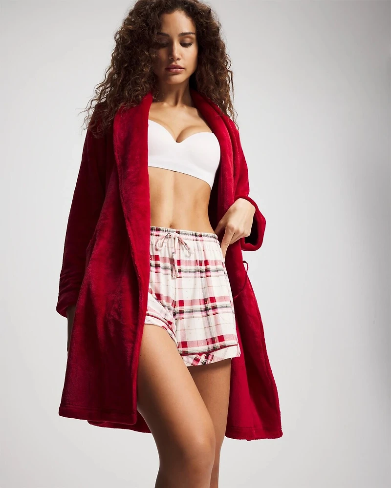 Plush Short Robe