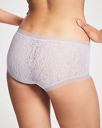Soma Boyshort Panty with Stretch Lace
