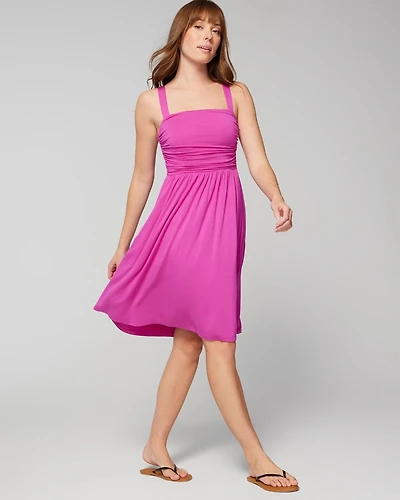 Rouched Short Bra Dress