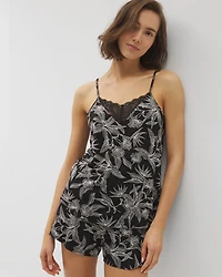 Lace Trim Pajama Cami