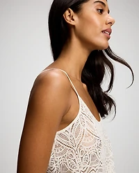 Allover Fresco Lace Pajama Cami