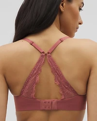 Luxe Wireless Bra with Lace Back