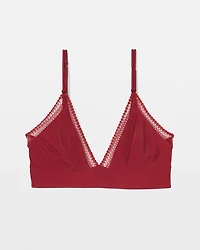 Geo Lace Trim Bralette
