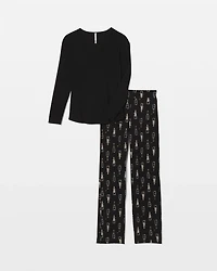 Packaged Long-Sleeve Pant Pajama Set