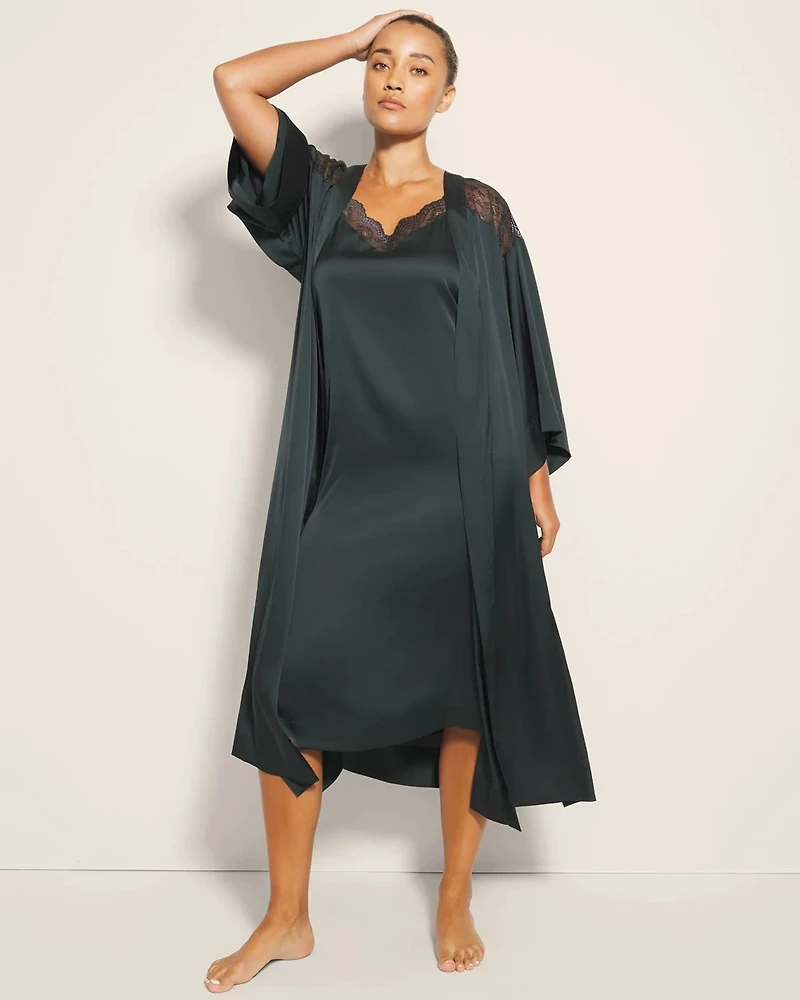Lace Long Robe