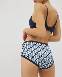 Cotton Brief Panty with Lace Trim