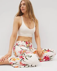 Cropped Pajama Pants