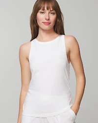 Shirred Side Pajama Tank