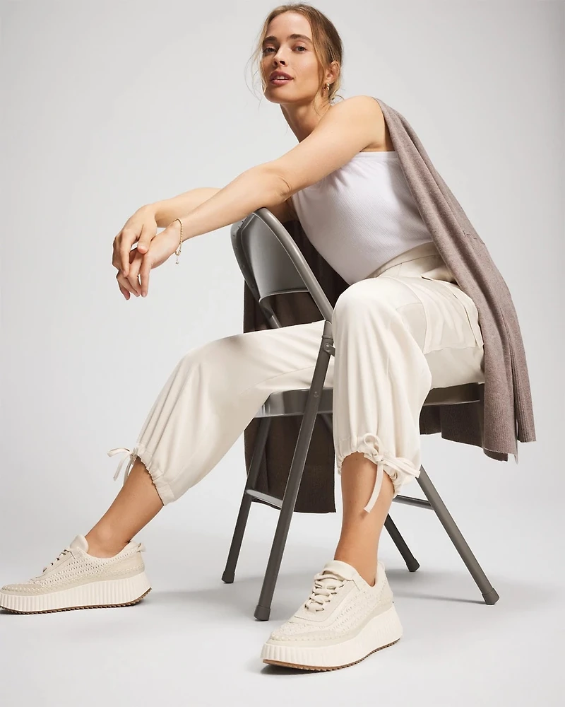 Satin Relaxed Cargo Pant