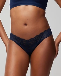 Thong Panty with Enchanting Lace