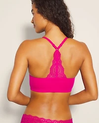 Racerback Bralette with Lace Back