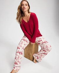 Classic Long Sleeve Pajama Top