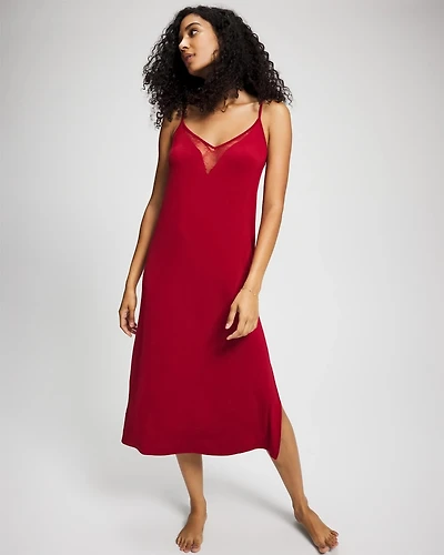 Lace Midi Nightgown