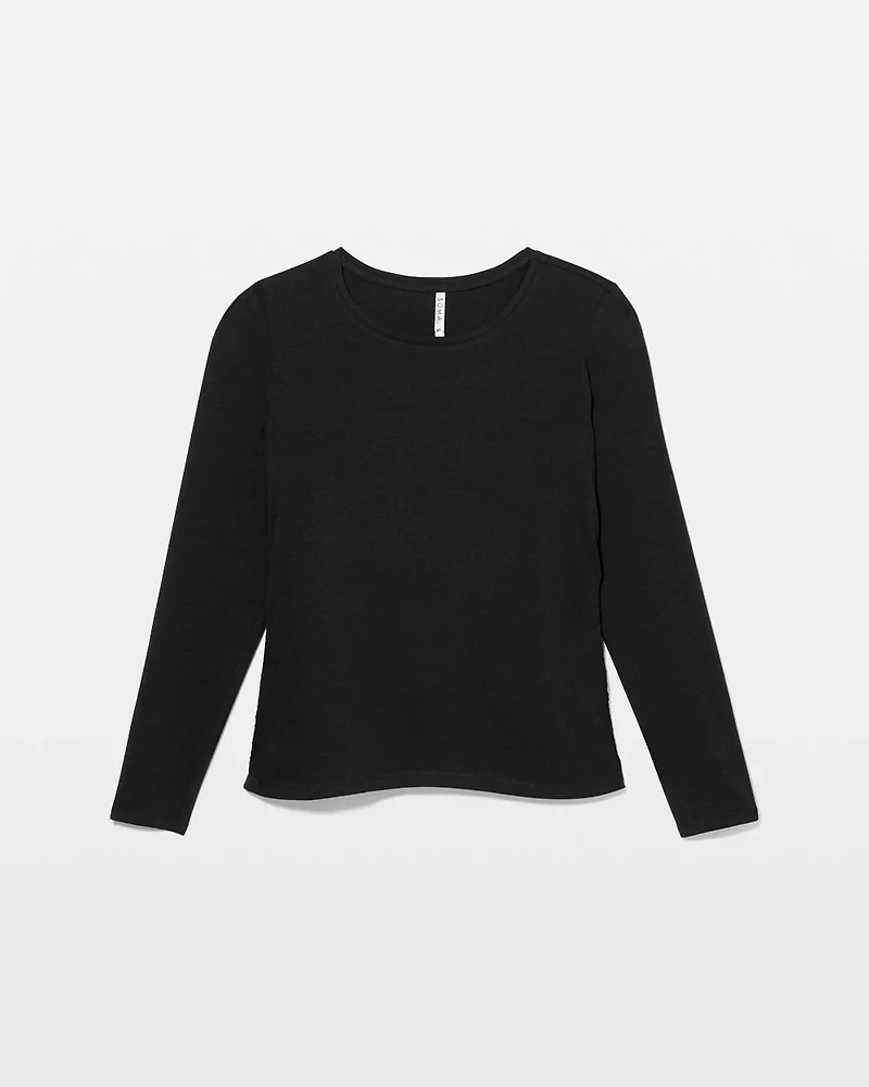 Ruched Long Sleeve Pajama Tee