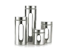 Contenants Clearview par thinkkitchen, ens. de 4